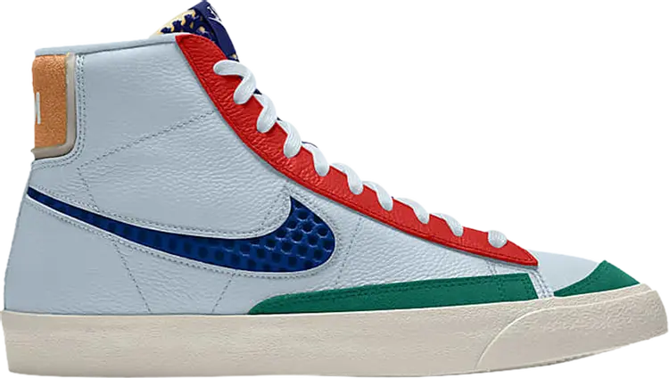 

Кроссовки Nike Travis Kelce x Blazer Mid '77 Vintage 'Tru Kolors' By You, многоцветный
