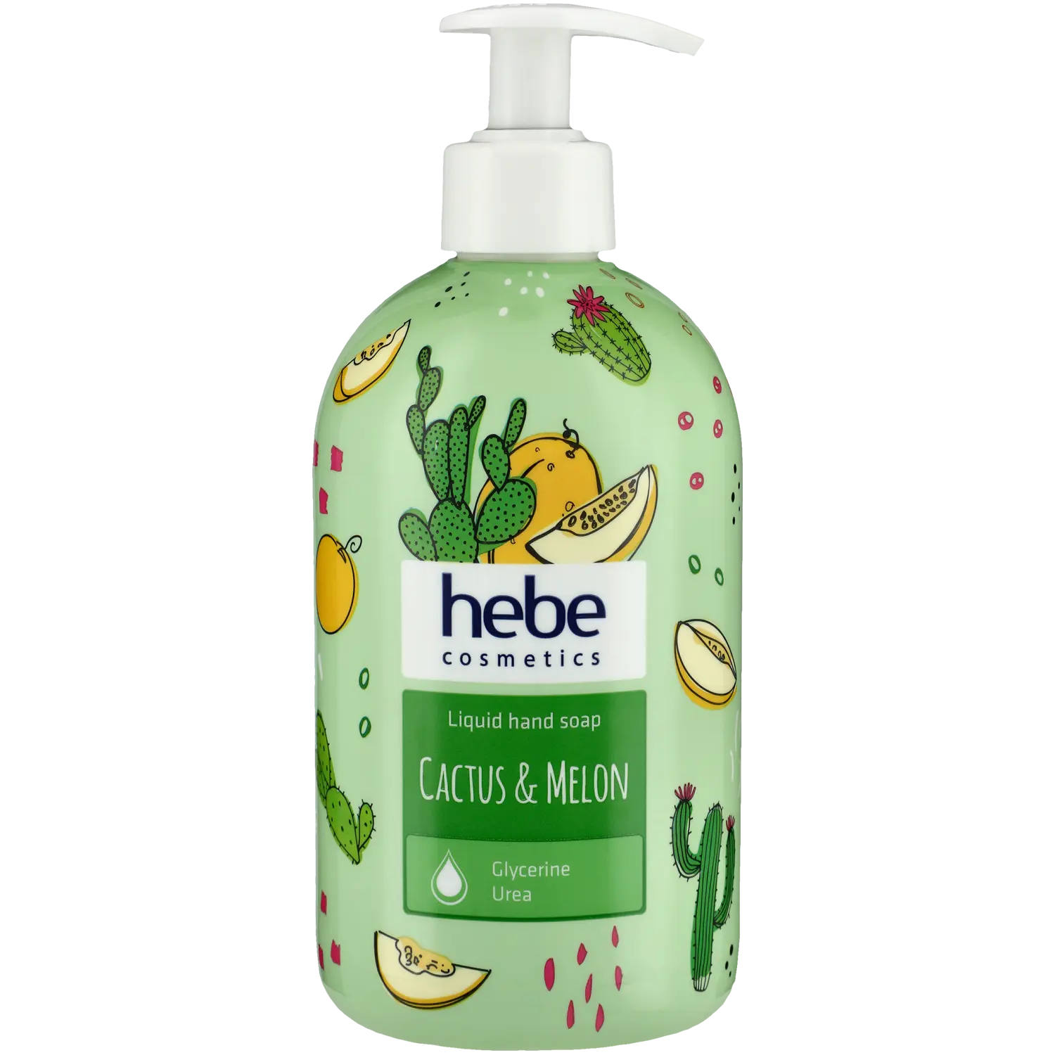 

Hebe Cosmetics Kaktus i Melon жидкое мыло для рук, 500 мл