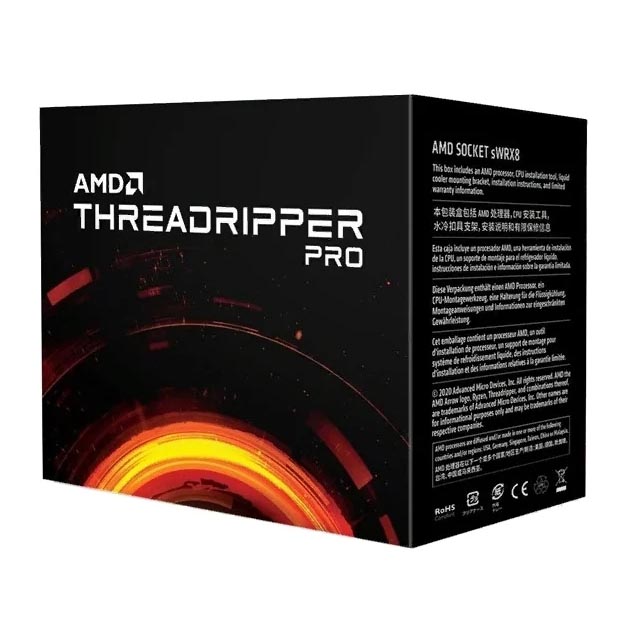 Процессор AMD Ryzen Threadripper PRO 3955WX (без кулера) процессор amd ryzen 7 5700x3d box без кулера