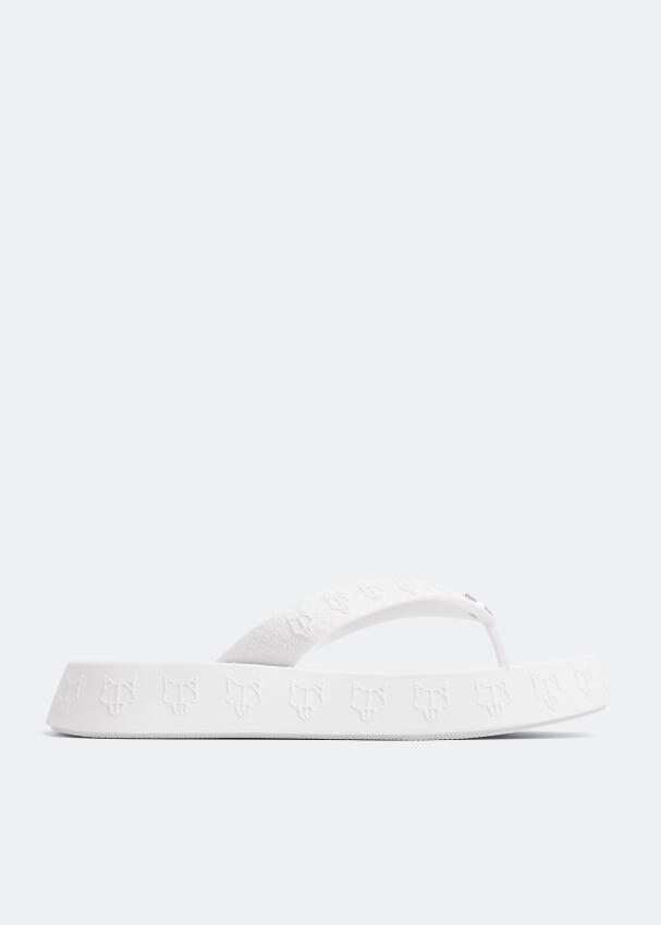 

Сандалии NAKED WOLFE Holiday thong sandals, белый