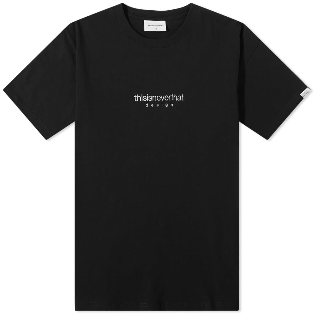 

Футболка thisisneverthat Design Centre Logo Tee, Черный