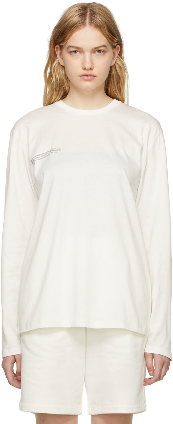 

Футболка Off-White из органического хлопка PANGAIA, Белый
