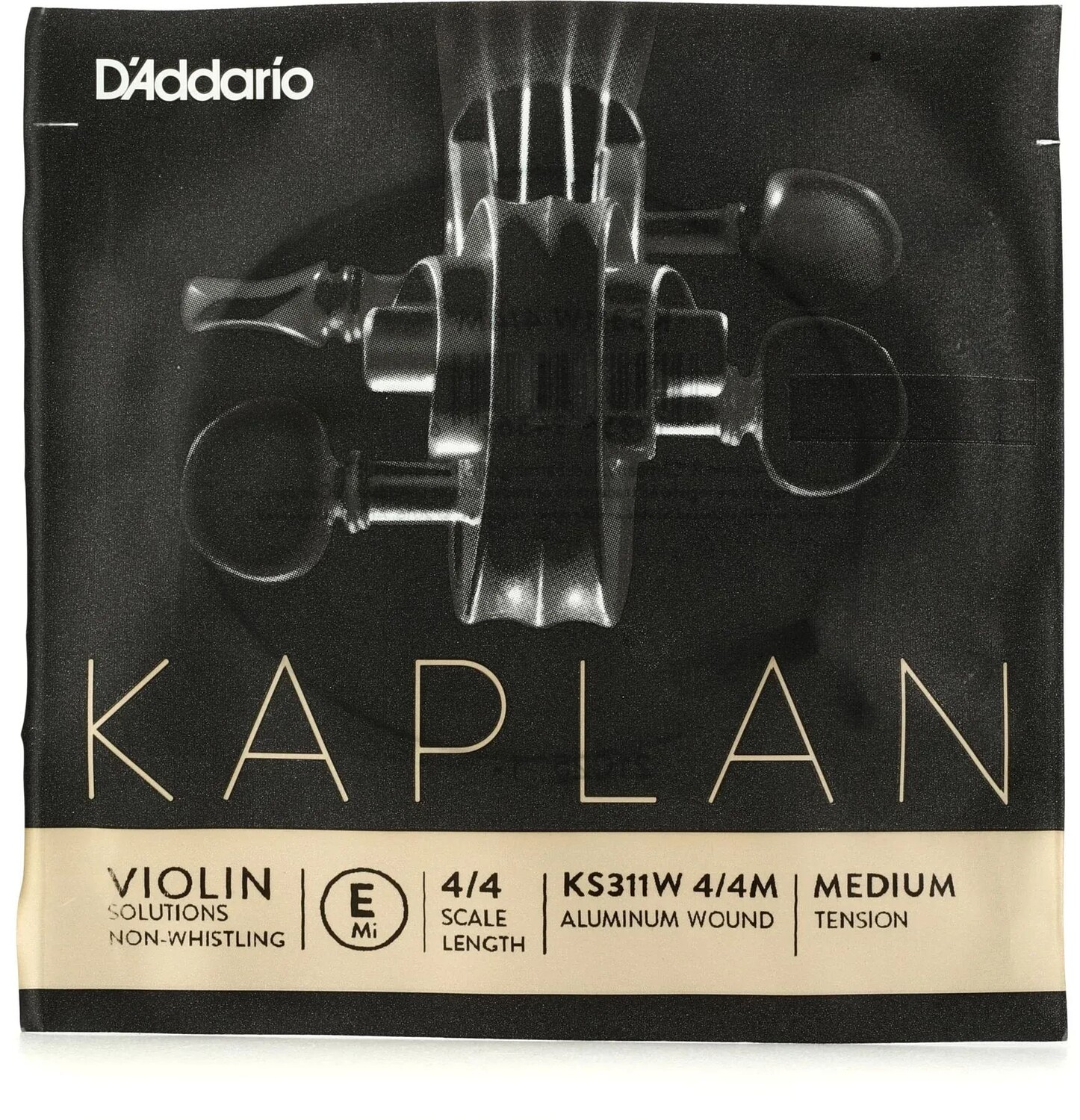 

D'Addario KS311 Kaplan Скрипка без свистка Струна E - размер раны 4/4