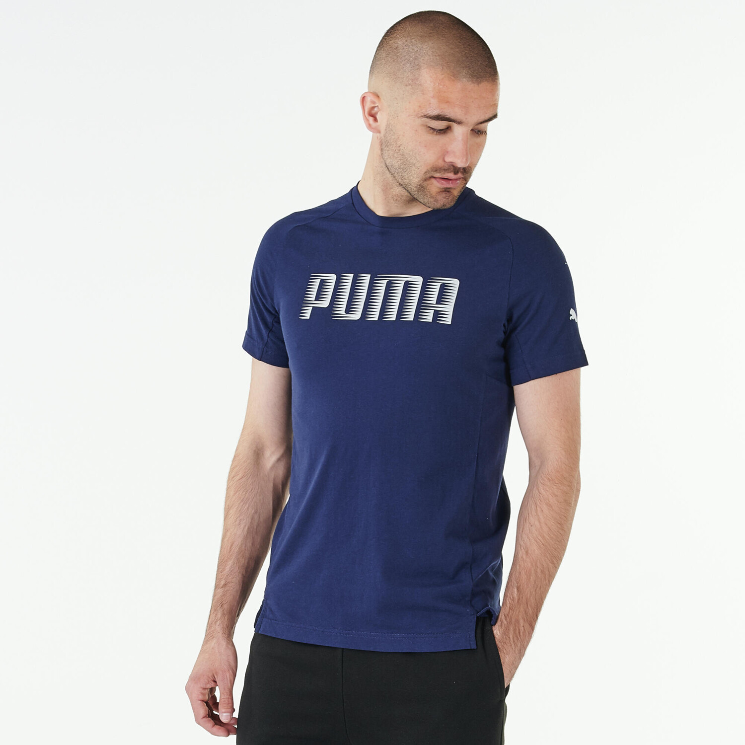 

Футболка Puma Active темно-синяя мужская