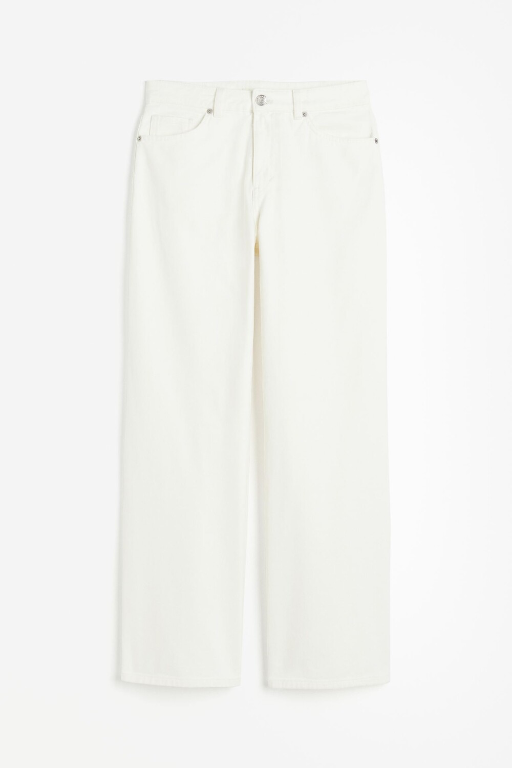 

Джинсы H&M Straight High, белый