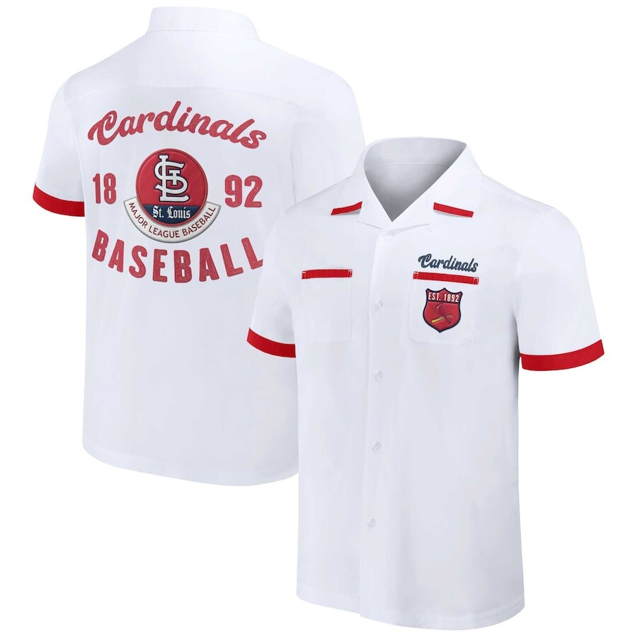 

Рубашка Darius Rucker Collection by Fanatics St Louis Cardinals, белый