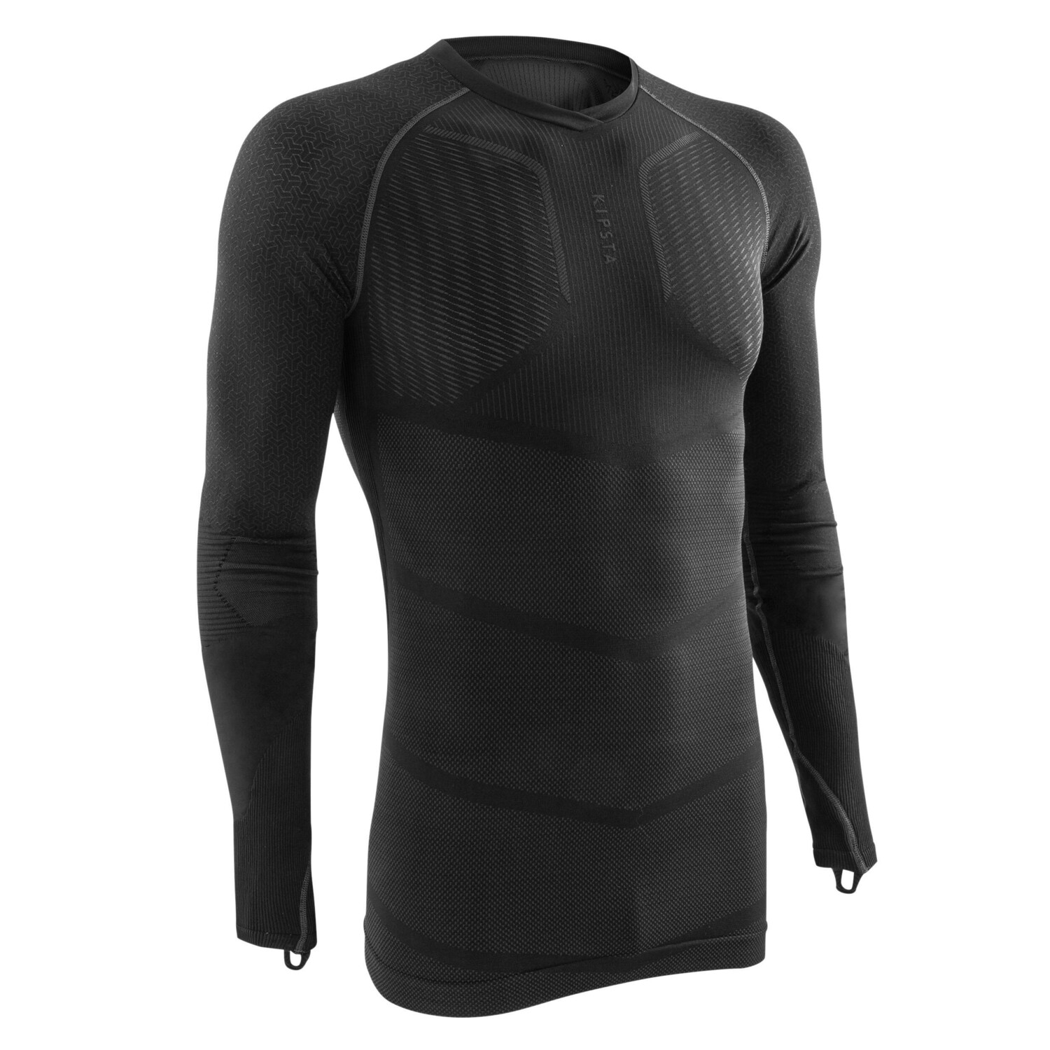 

Футболка с длинным рукавом Kipsta Keepdry 500, черный