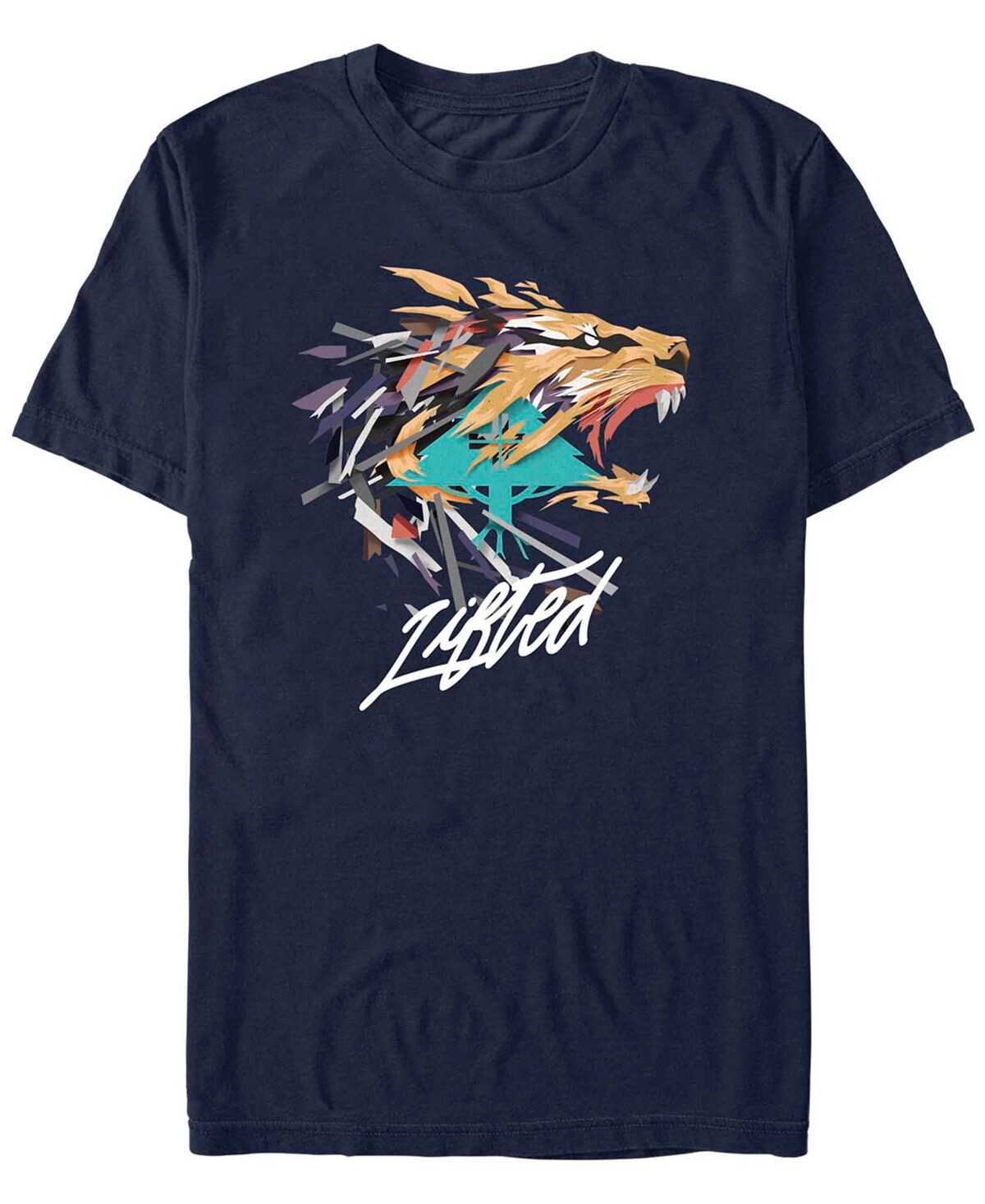 

Мужская футболка с коротким рукавом lrg angry lion Fifth Sun, синий