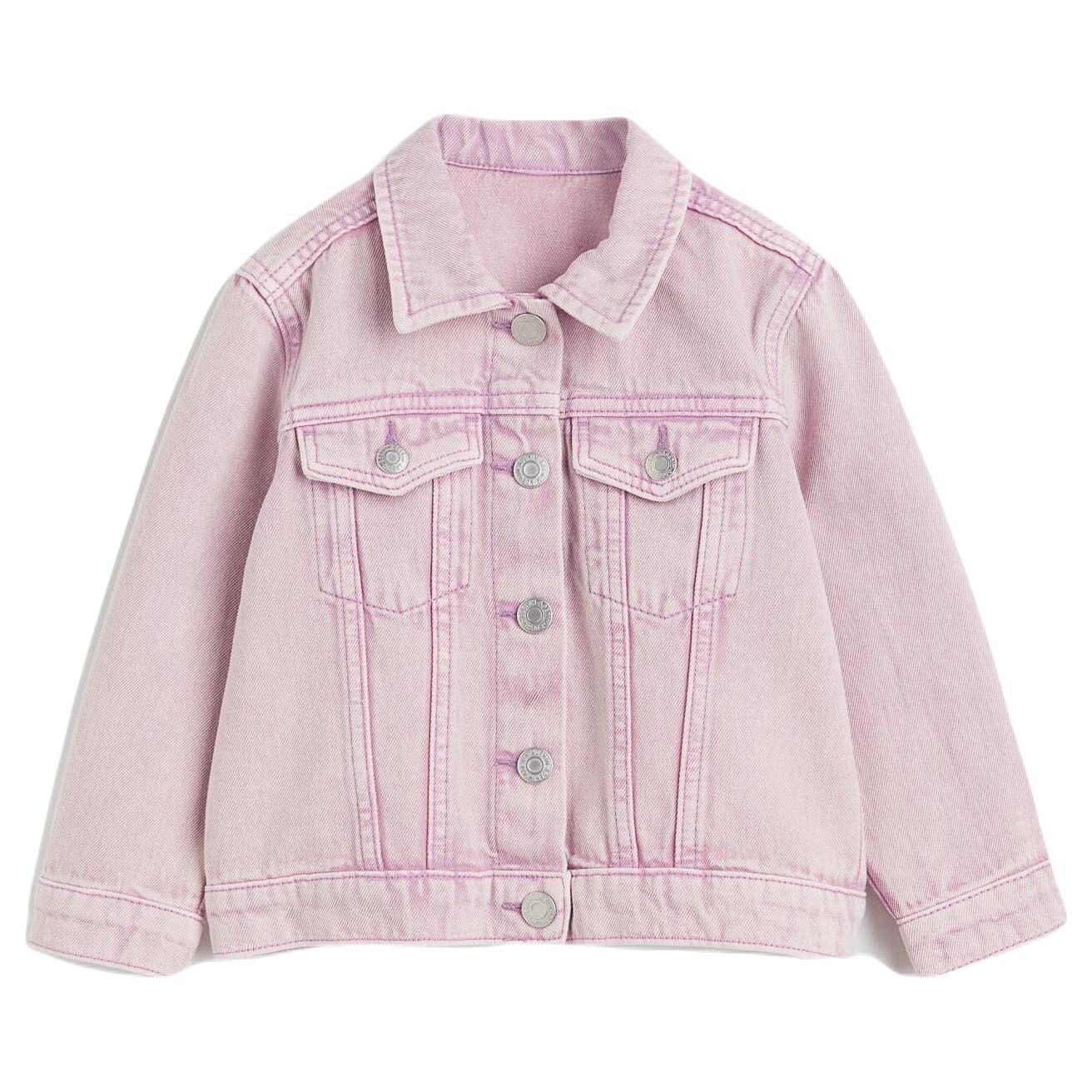 

Джинсовая куртка H&M Denim, светло-фиолетовый