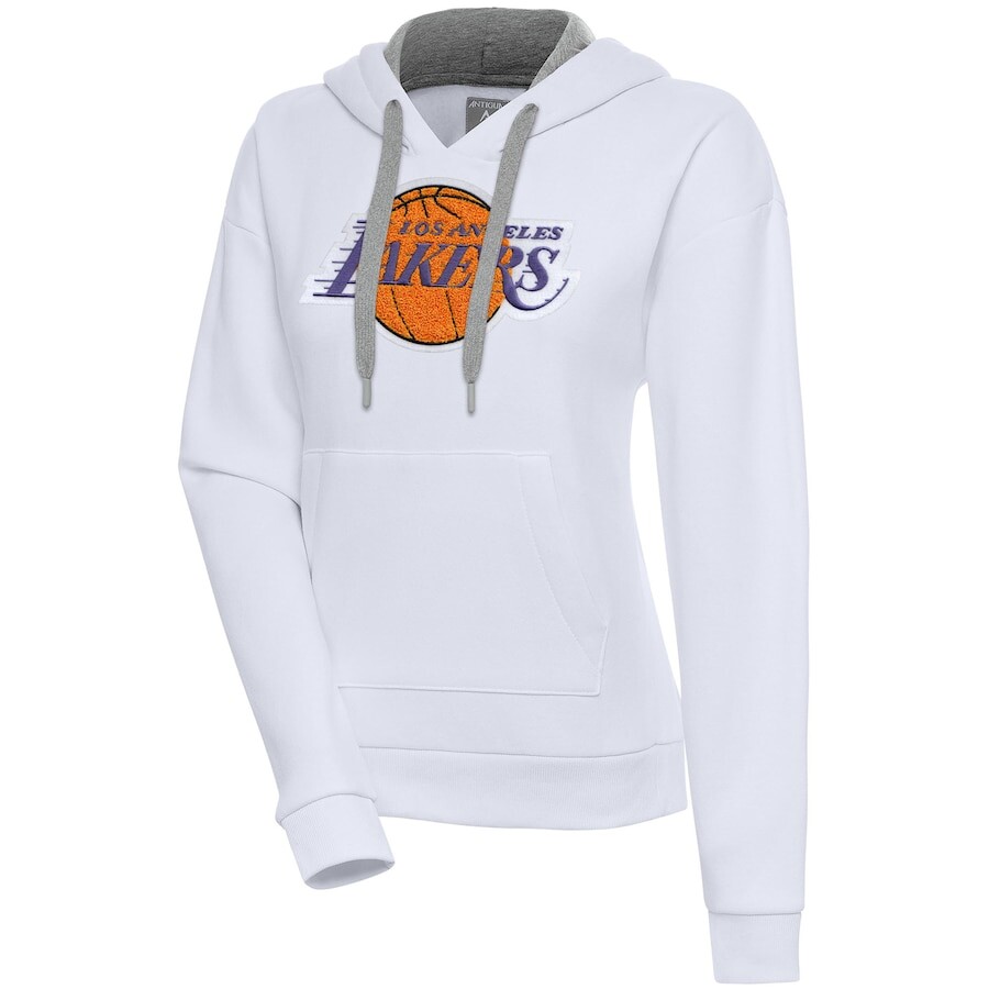 

Пуловер с капюшоном Antigua Los Angeles Lakers, белый
