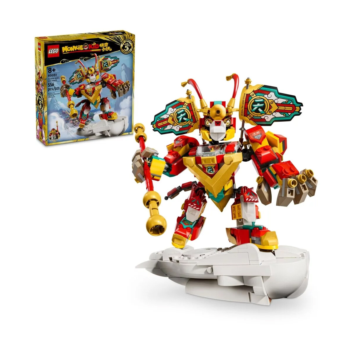 

Конструктор Lego Monkie Kid Monkie Kid's Mini Mech 80051, 556 деталей