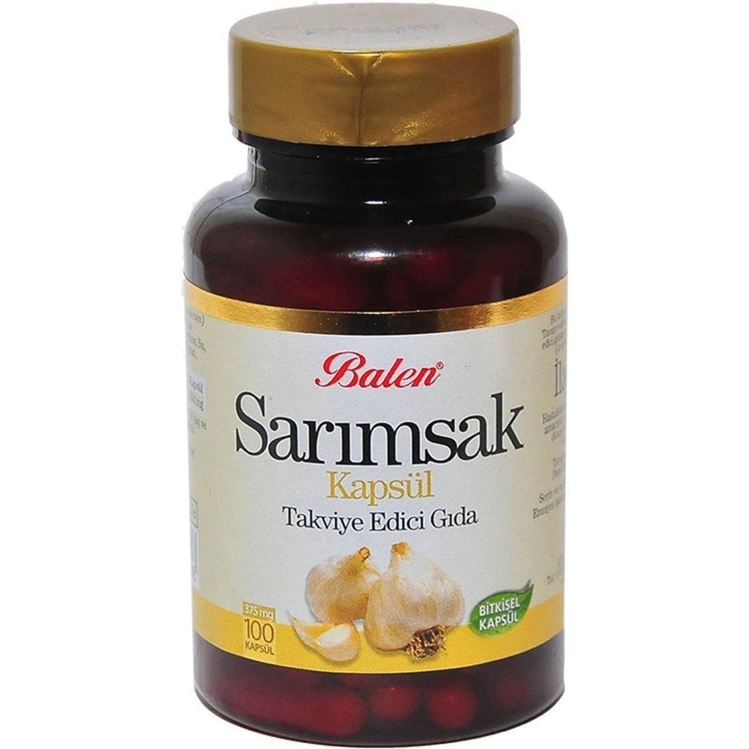 

Пищевая добавка Balen Garlic 375 мг, 100 капсул