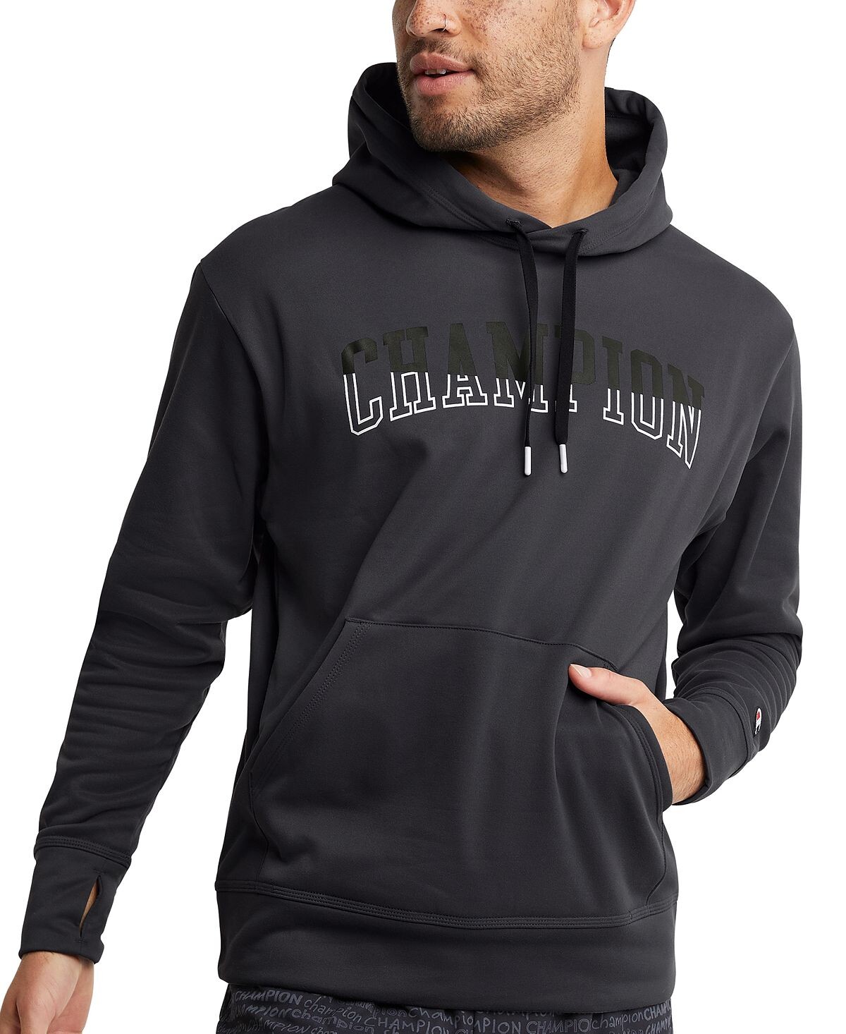 

Мужская толстовка с капюшоном game day standard fit stretch с логотипом Champion, мульти