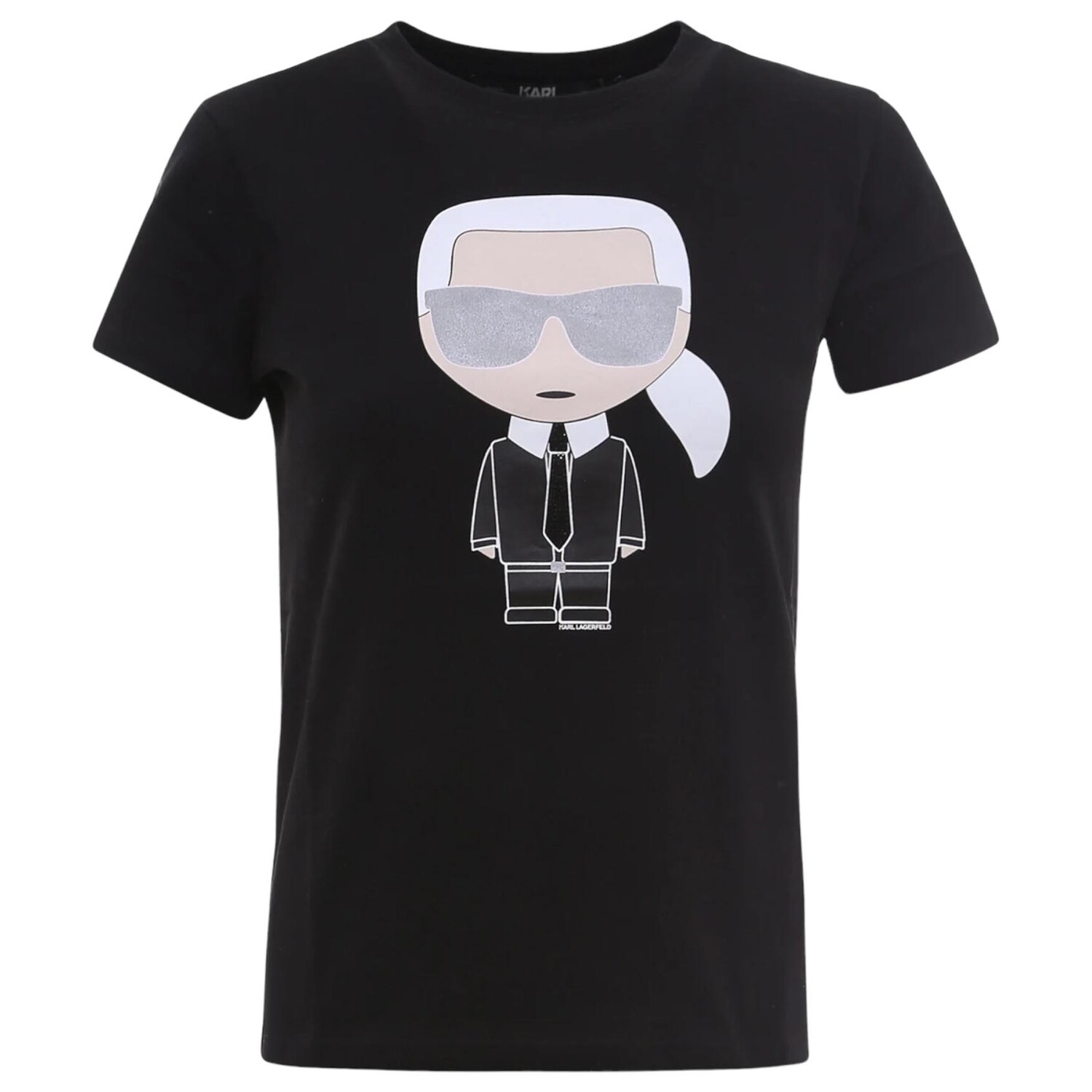 

Футболка Karl Lagerfeld Ikonik Karl, черный