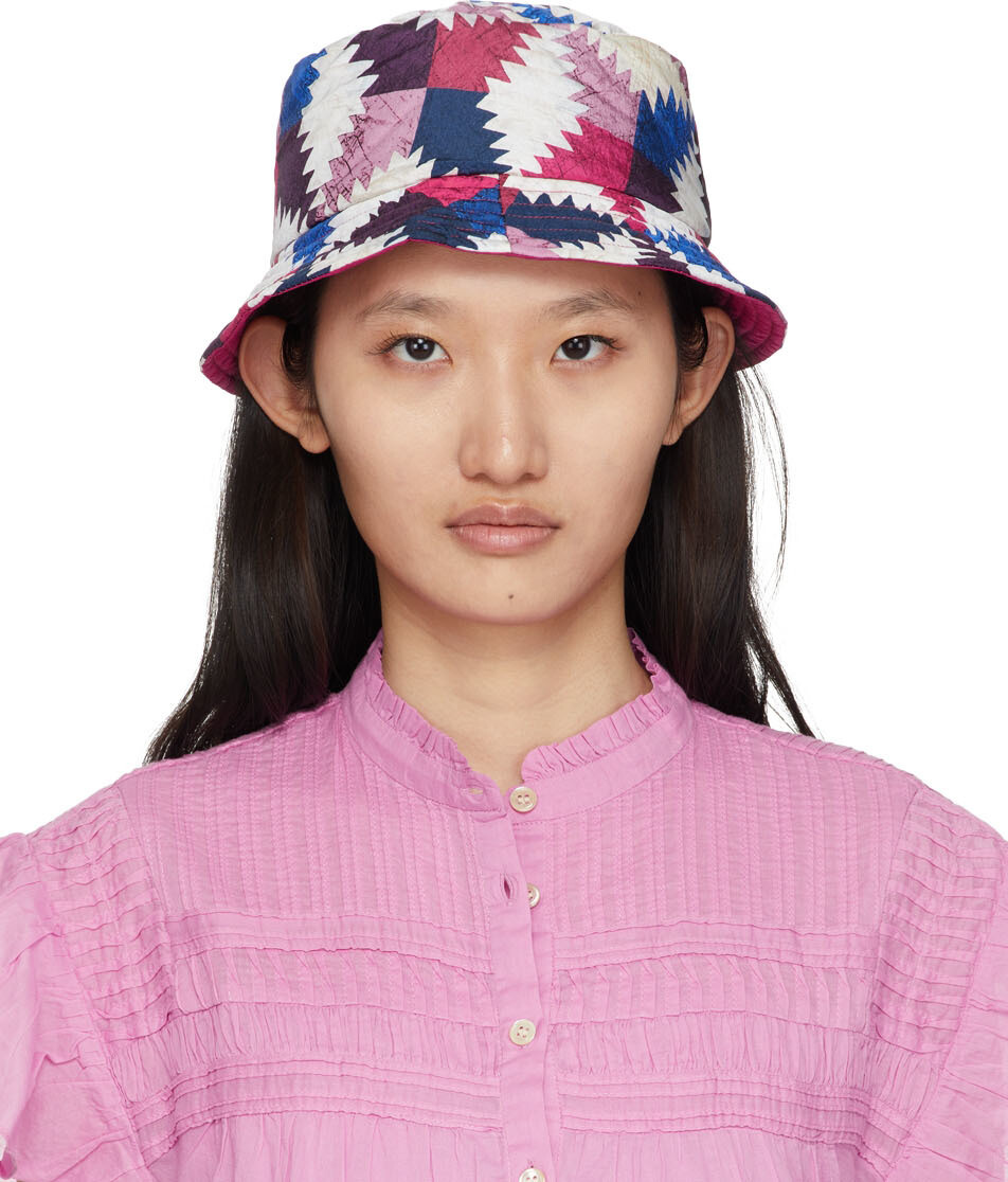 

Двусторонняя разноцветная панама Haley Isabel Marant
