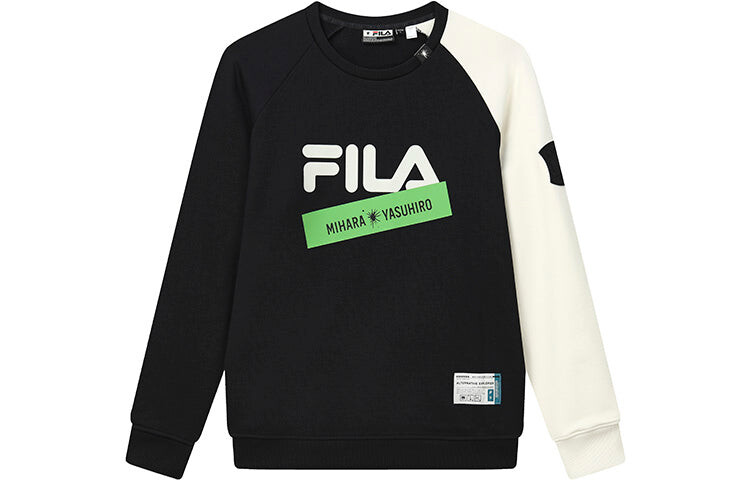 

Толстовка FILA x MIHARA Yasuhiro с буквенным принтом без застежек, черный