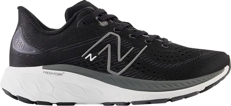 

Кроссовки New Balance Fresh Foam X 860v13 Big Kid Wide 'Black Magnet', черный