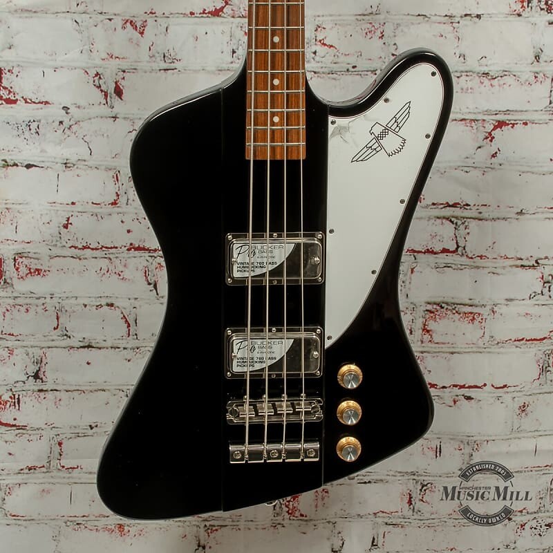 

Электрическая бас-гитара Epiphone Thunderbird Vintage PRO Bass — черное дерево