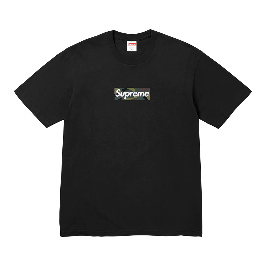 классическая футболка с логотипом box marvel черный Футболка Supreme Box Logo Tee, черный