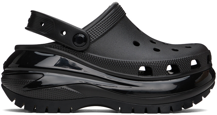 

Черные сабо Mega Crush Crocs