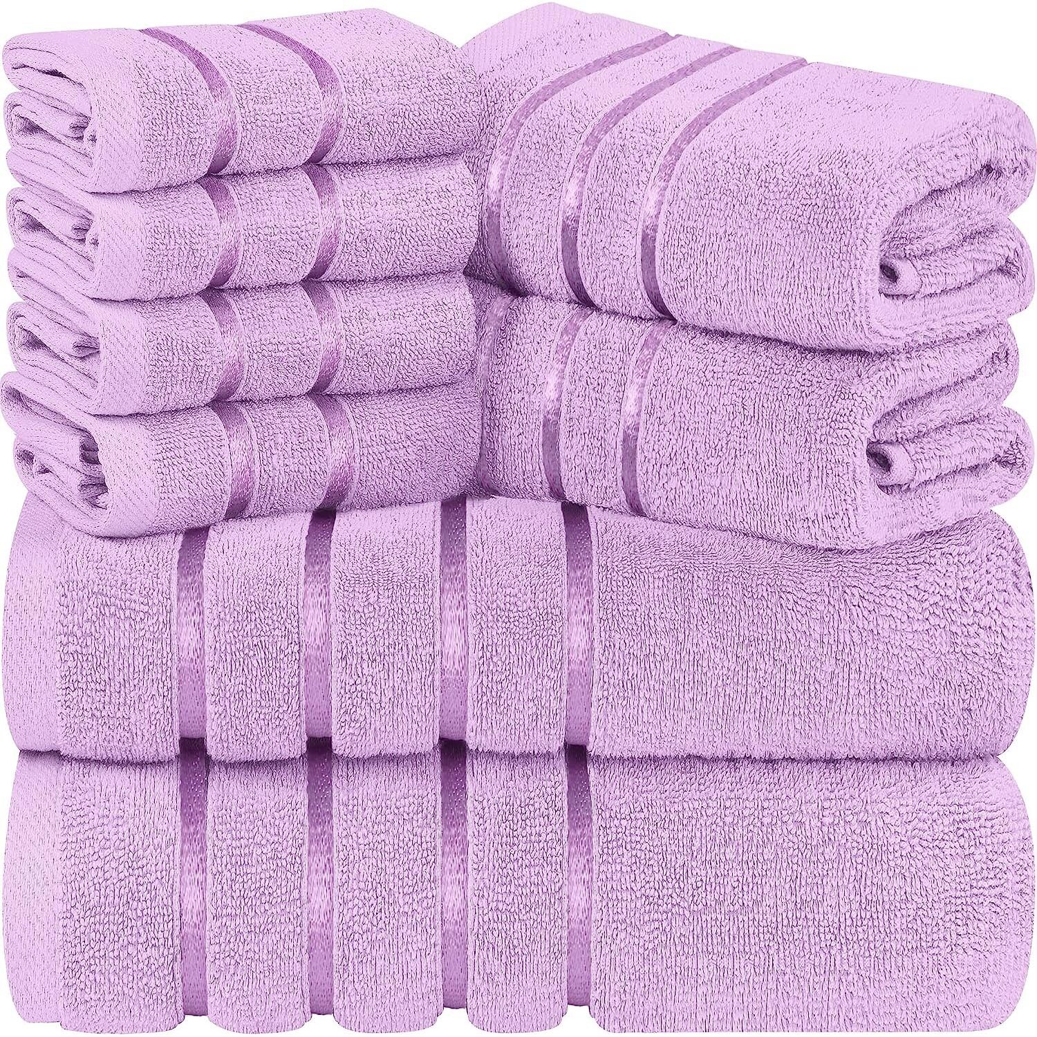 

Набор полотенец Utopia Towels Luxury, 8 предметов, светло-фиолетовый