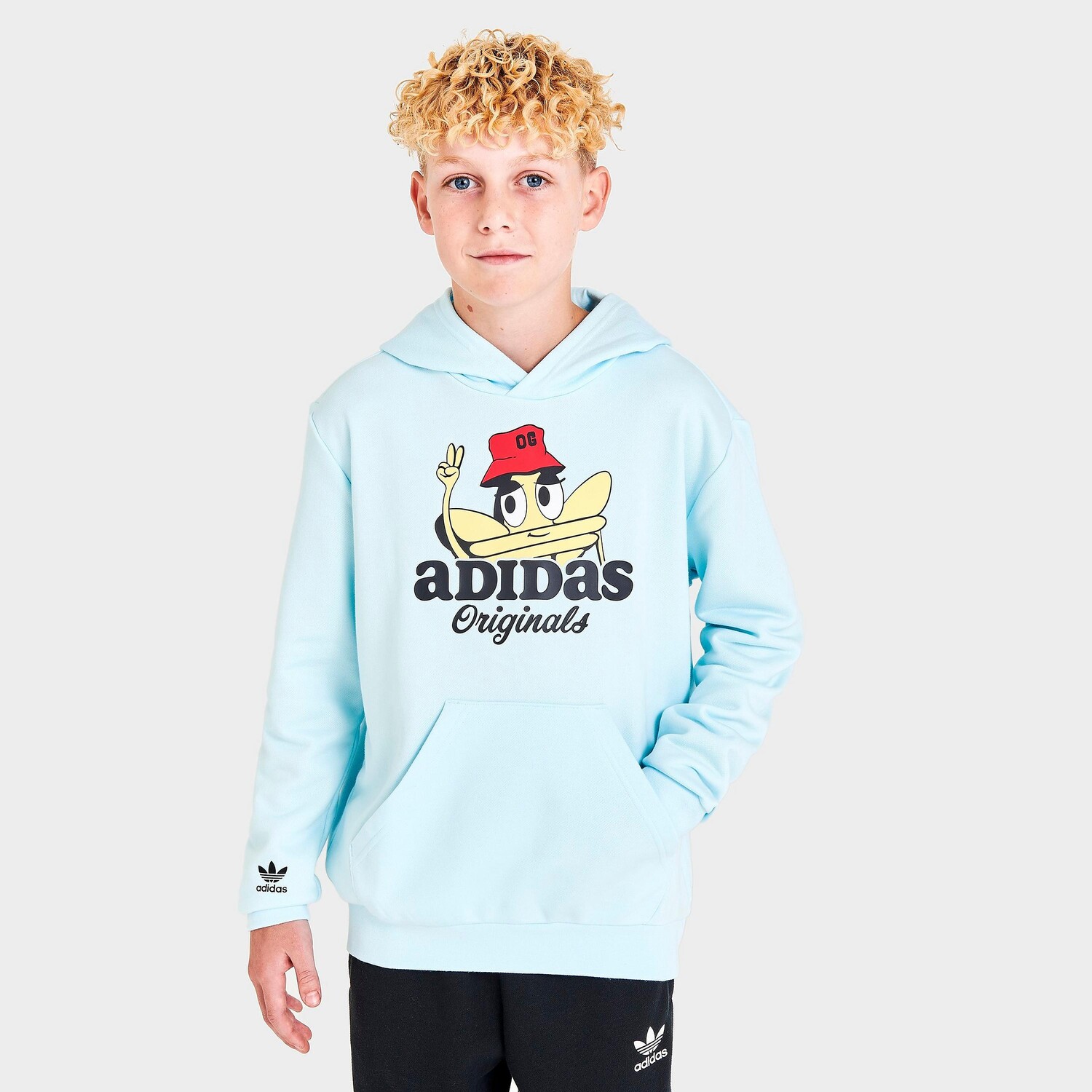 

Детская худи Adidas Originals Treffy Trefoil, синий