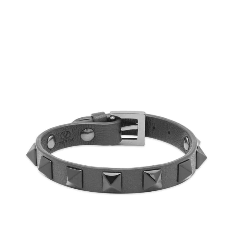 

Браслет Valentino Rock Stud, темно-серый