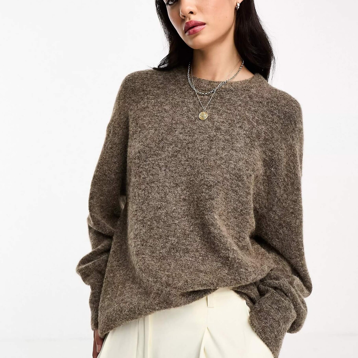 

Джемпер & Other Stories Alpaca Wool Relaxed, коричневый