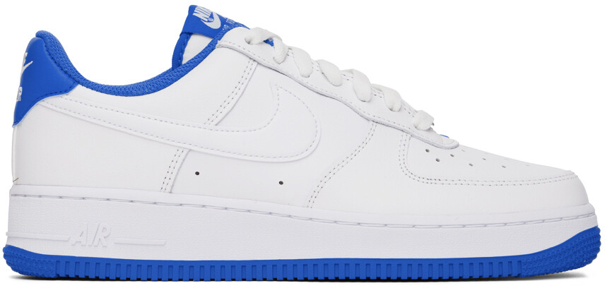 

Бело-синие низкие кроссовки Air Force 1 '07 Nike