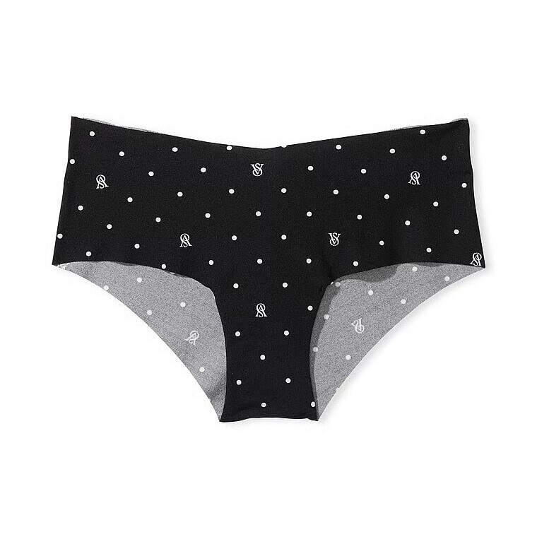 

Трусы Victoria's Secret No-Show Cheeky, черный/белый