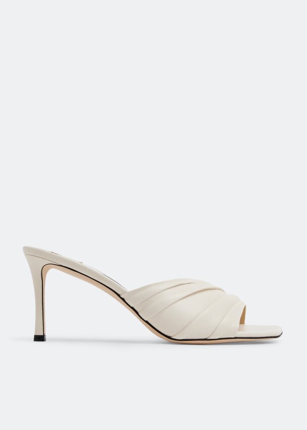 

Мюли JIMMY CHOO Basil 75 mules, белый