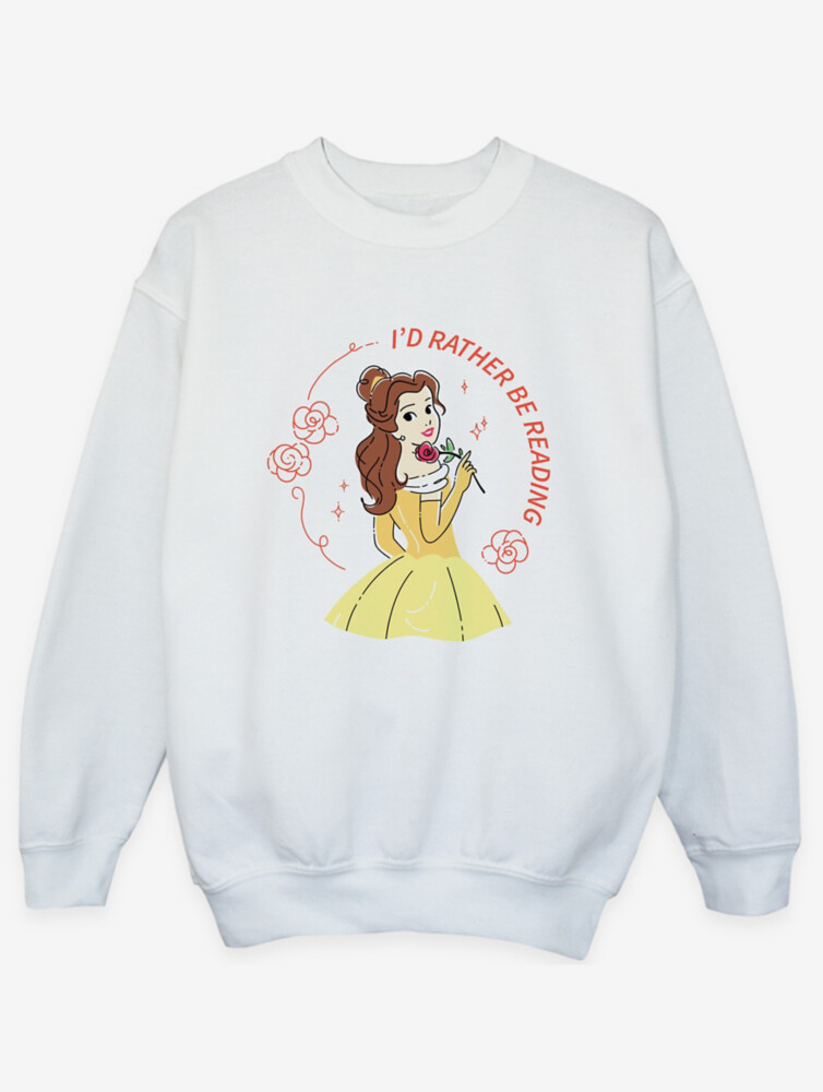 

Детская белая толстовка NW2 Beauty & The Beast Belle Slogan George., белый