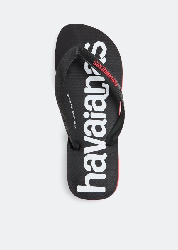 

Шлепанцы HAVAIANAS Top Logomania II flip flops, черный