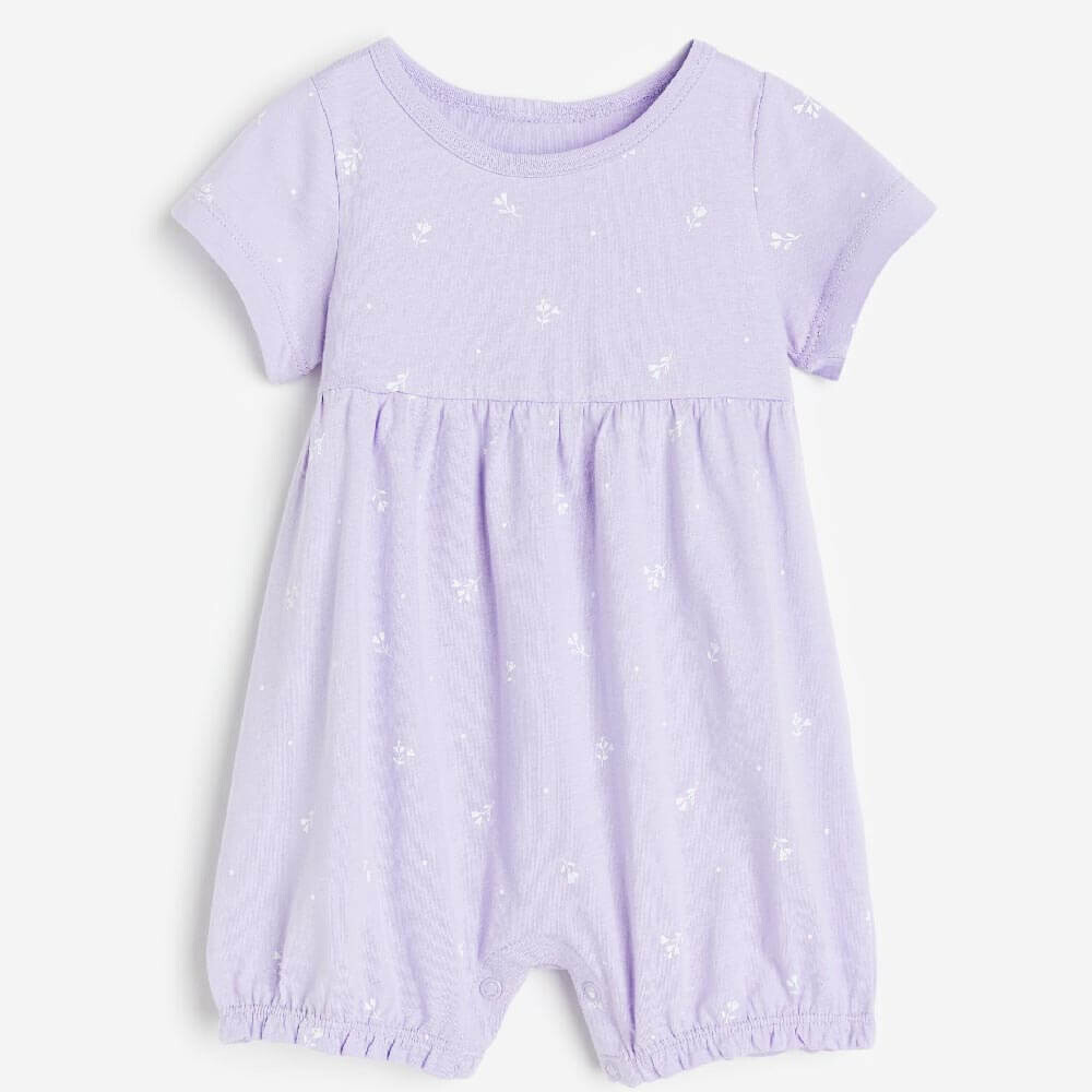 

Комбинезон H&M Short-sleeved Romper, сиреневый