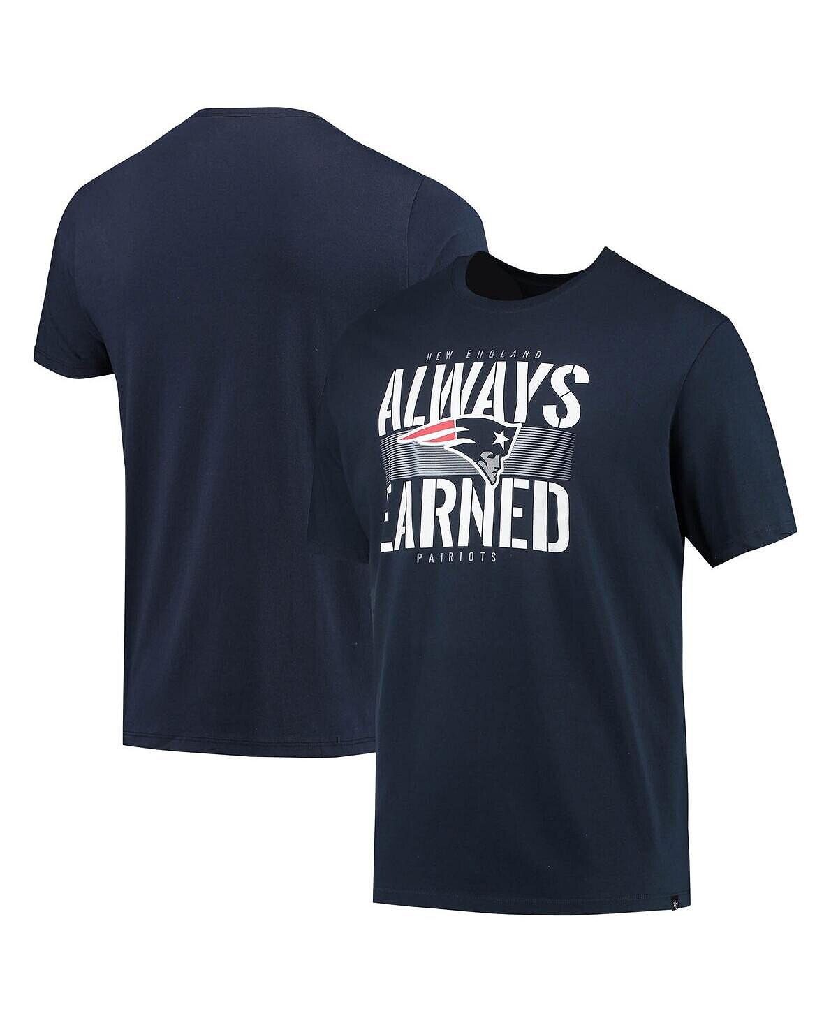 

Мужская футболка '47 navy new england patriots local '47 Brand, синий
