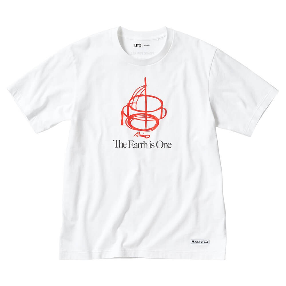 

Футболка Uniqlo UT Peace For All (Tadao Ando) Unisex, белый (Размер XL)