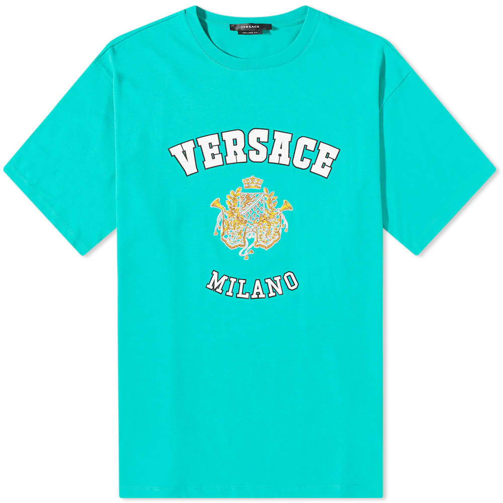 

Футболка Versace Varsity Logo Tee, Синий