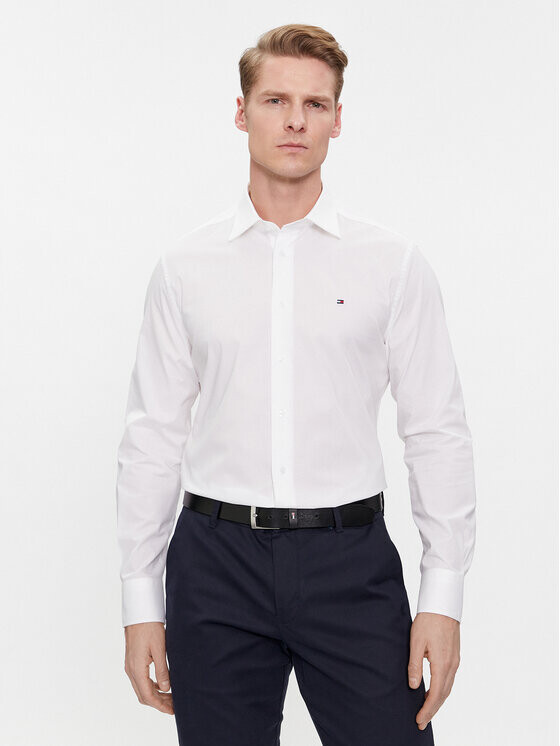 

Рубашка стандартного кроя Tommy Hilfiger, белый