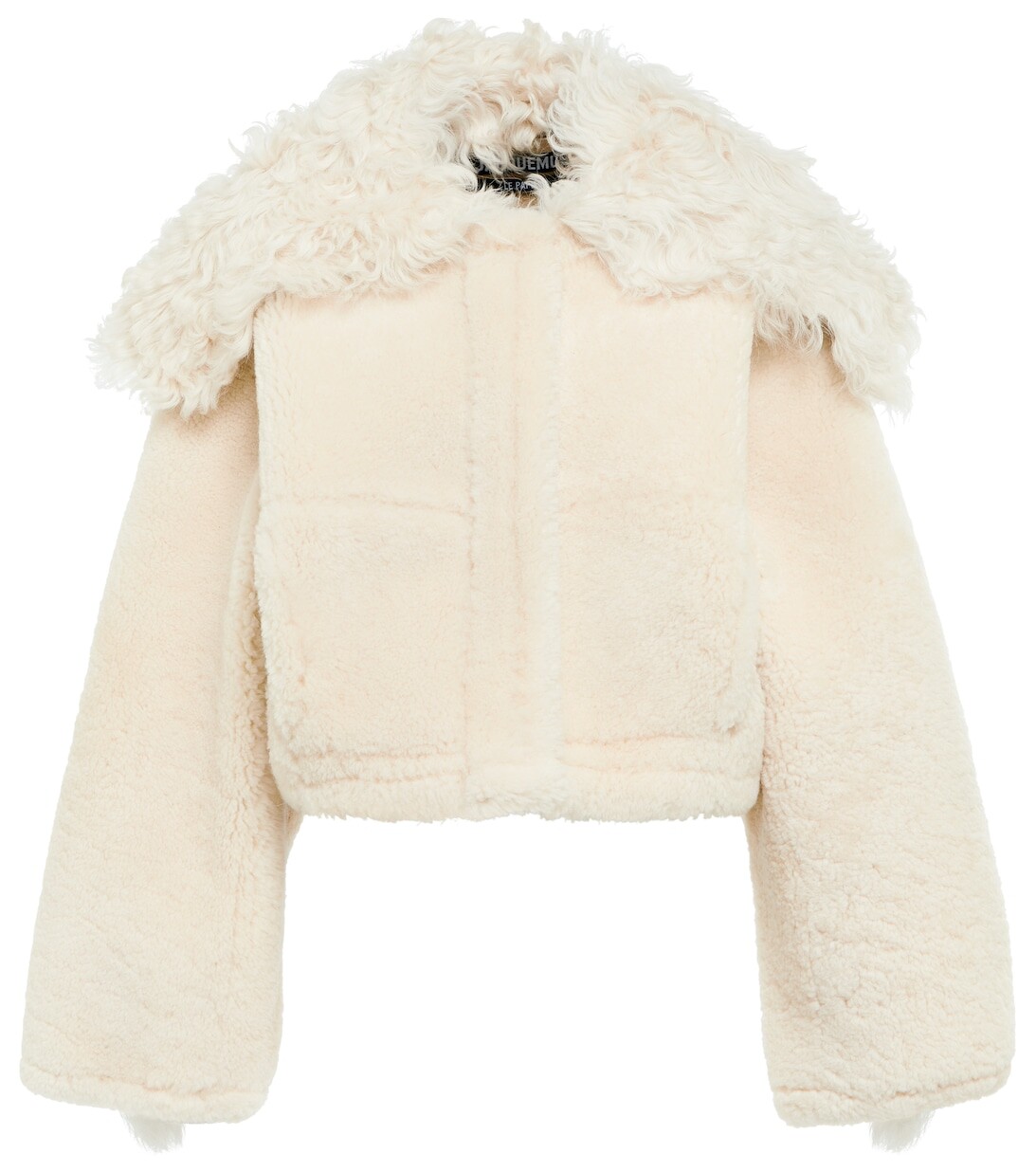 

Укороченная куртка из овчины La Veste Piloni JACQUEMUS, белый