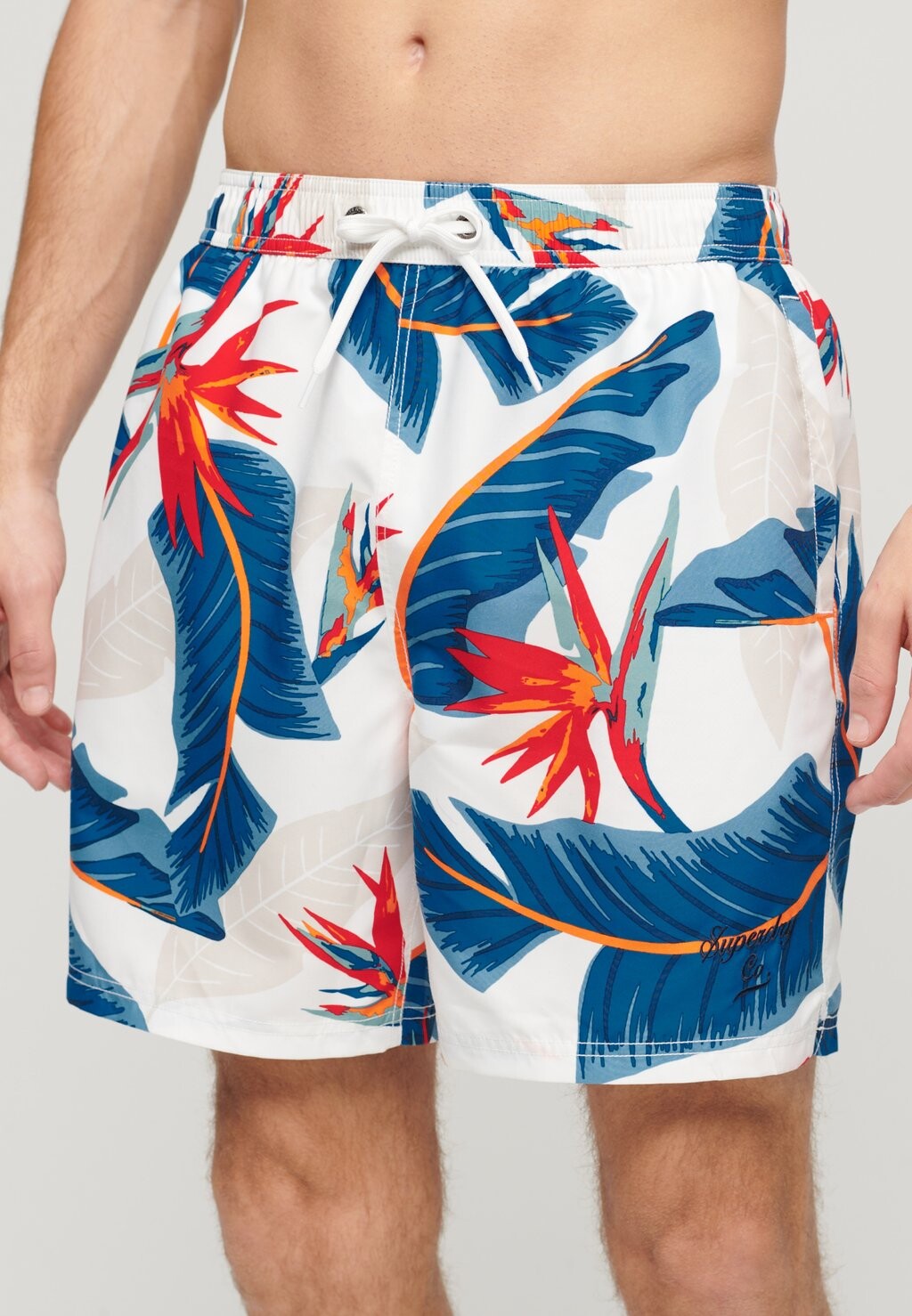 

Шорты для плавания HAWAIIAN PRINT 17 Superdry, белый