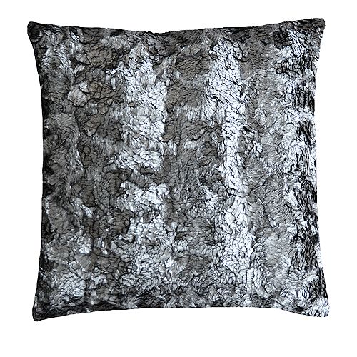 Декоративная подушка Pyrite Frost со спинкой, 20 x 20 дюймов Aviva Stanoff, цвет Silver