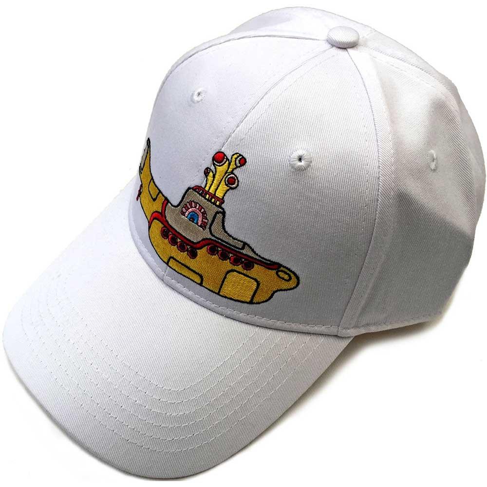 желтая шапка бини с изображением подводной лодки beatles черный Желтая бейсболка с ремешком на спине Submarine Beatles, белый