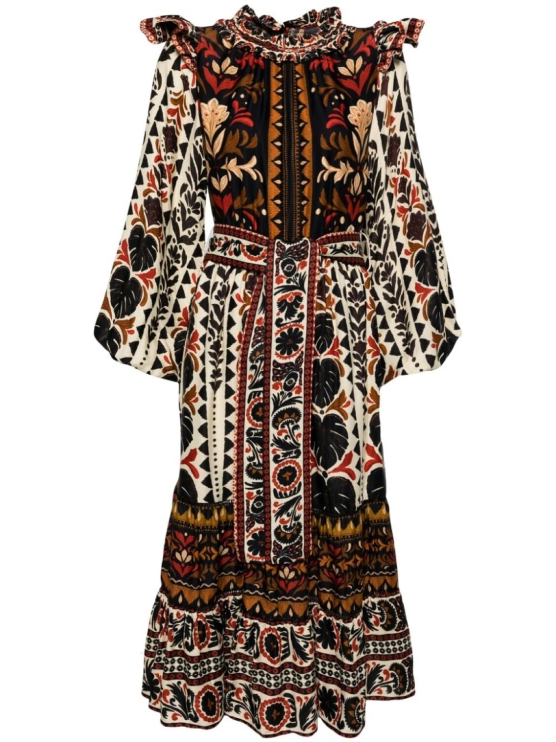 

FARM Rio платье миди Tapestry Garden, разноцветный