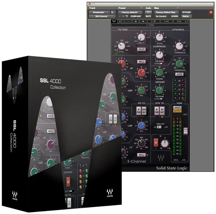

Комплект подключаемых модулей Waves SSL 4000 Collection