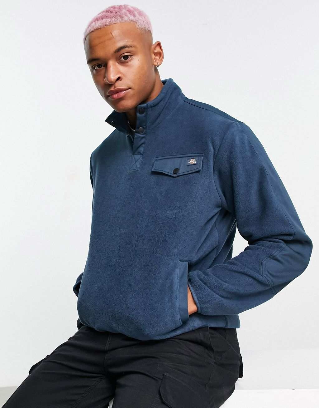

Синий флисовый флис Dickies Port Allen