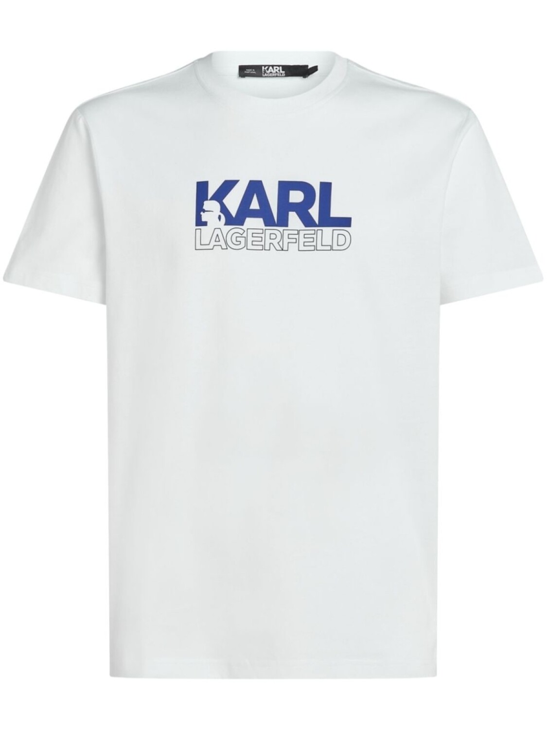 

Karl Lagerfeld футболка с логотипом стека, белый