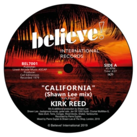 Виниловая пластинка Kirk Reed - California