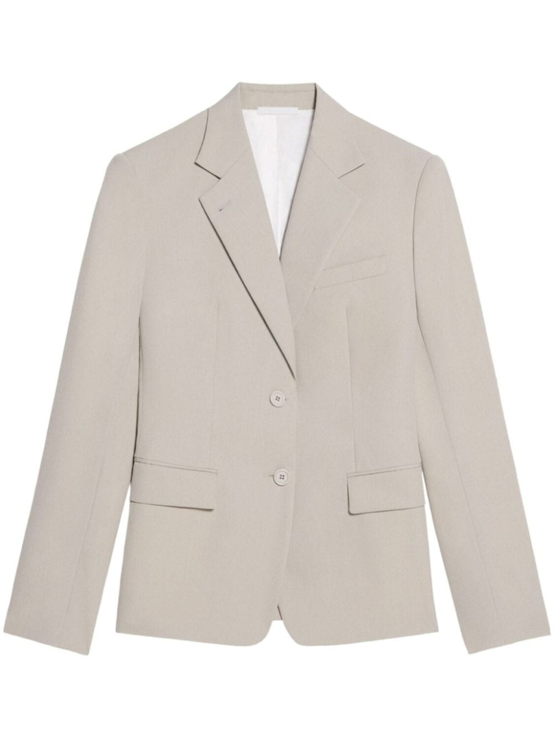 

Helmut Lang пиджак из вирджинской шерсти, нейтральный цвет