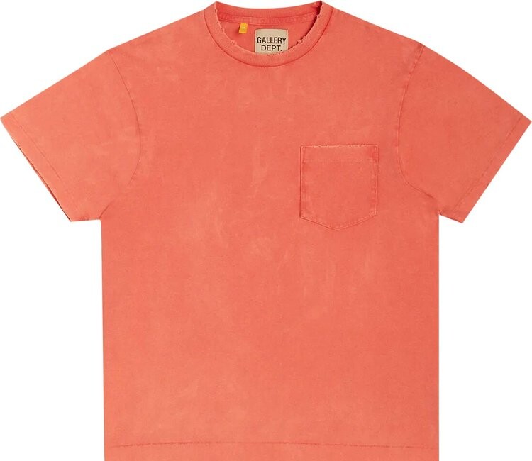 

Футболка Gallery Dept. Plain Vintage Pocket Tee 'Red', красный