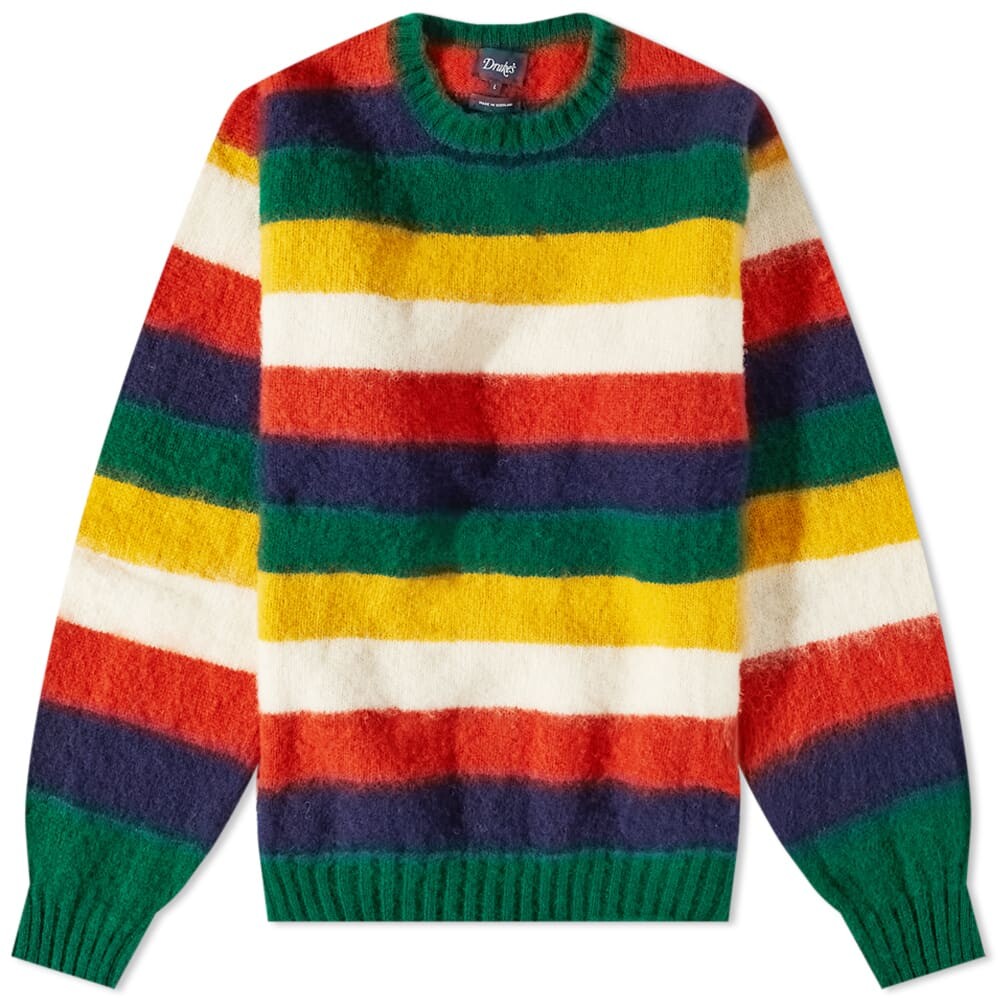 

Джемпер Drake's Brushed Shetland Stripe Crew Knit